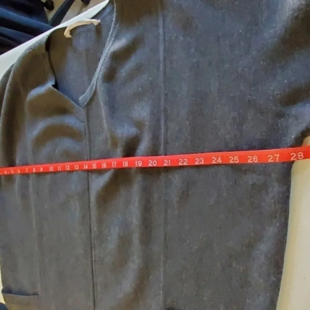 Athleta‎ Chill Chaser Merino Wool Blend Long Cardigan Med Open Front Knit Duster